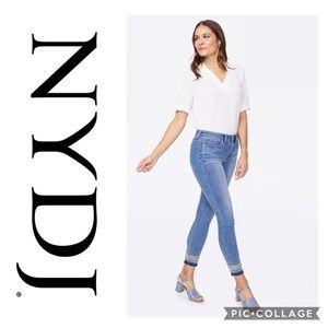 NYDJ | Ami Skinny Ankle Jeans Embroidered Hem~6